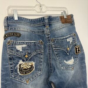 Affliction Blue Distressed Men’s Jeans